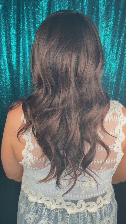 Ridley Rustic Mocha | 13x4 Lace Front | Free part | 130 density | 22 inches | Standard