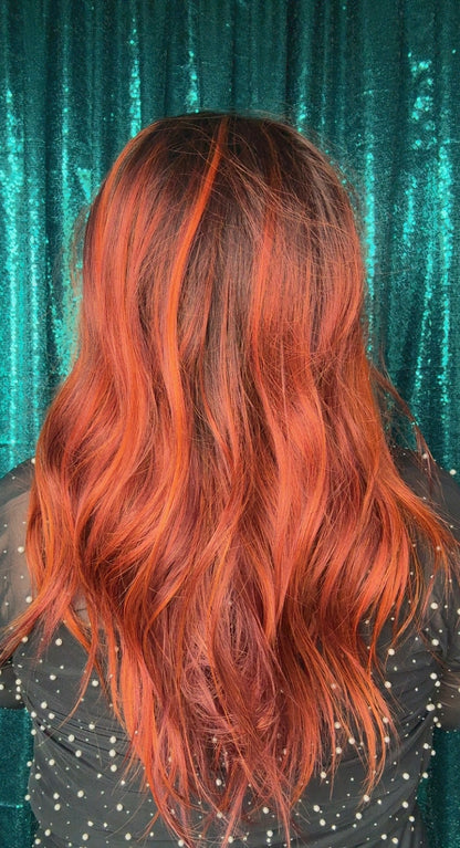 Sedona Sangria Spice (Standard) 13x4 lace Synthetic Wig