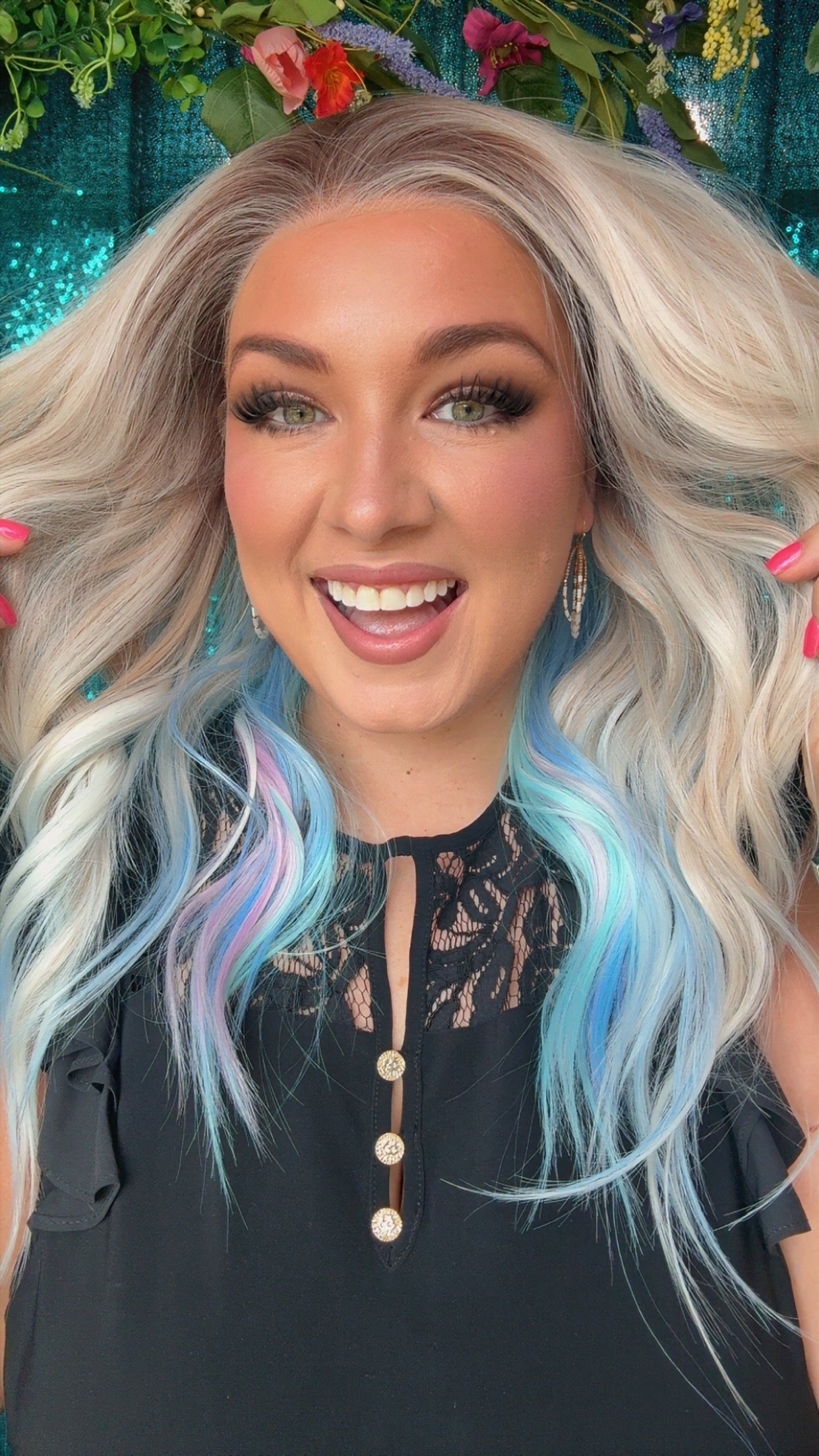 Hop Off -Color Pop (petite) 13x4 Synthetic wig