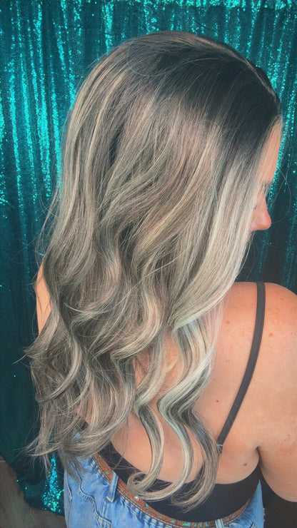 Thelma Silverado Smoke | 13x4 Lace Front | Free Part | 25 inches | 130 density Standard