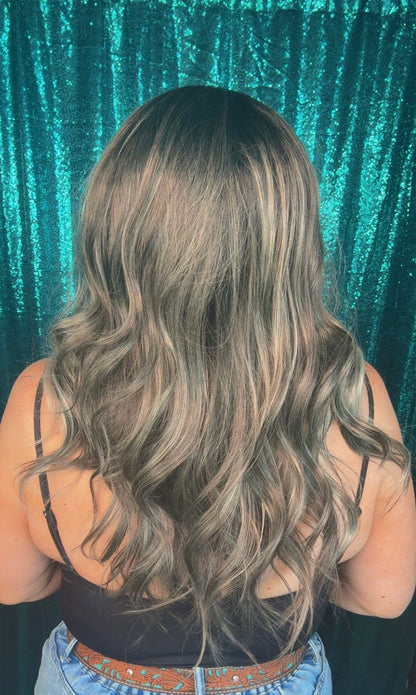 Thelma Silverado Smoke | 13x4 Lace Front | Free Part | 25 inches | 130 density Standard