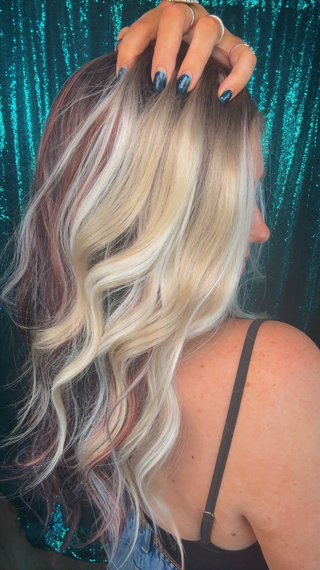 Skylar Painted Canyon | 13x4 Lace Front | Free Part | 130 % density  | 25 inches | Standard