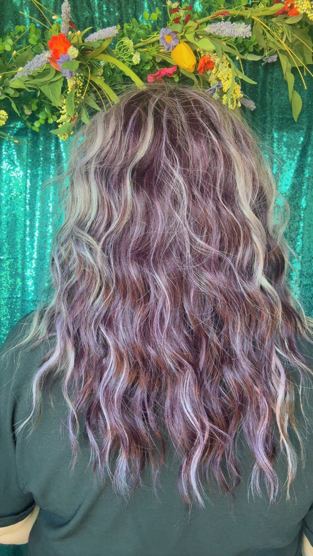 LENNOX Plum Eclipse Standard size Lace Front 13x4 Synthetic Wig