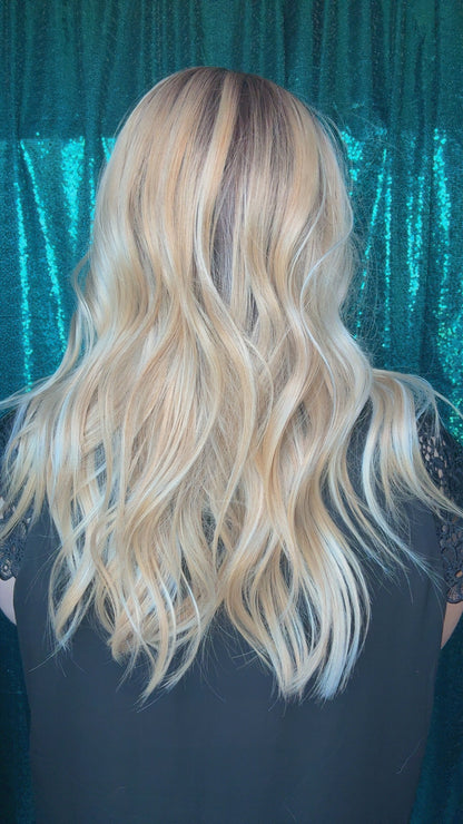 Everly Radiant Blonde Petite Size Synthetic Lace Front Wig 13x4