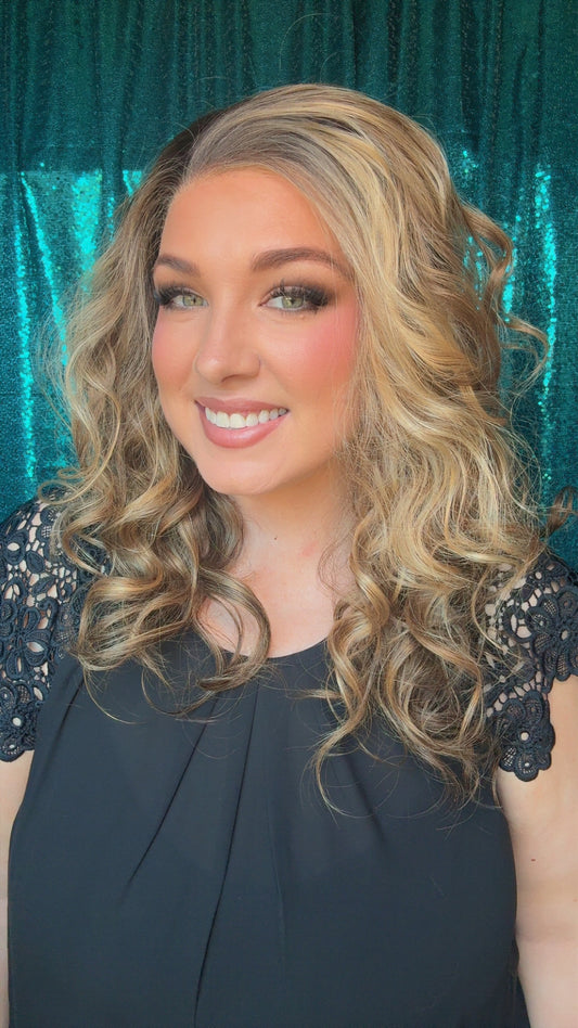 Gracie Toasted Honey Standard Size Synthetic Lace Front Wig 13x4