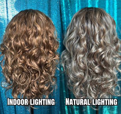 Gracie Toasted Honey Standard Size Synthetic Lace Front Wig 13x4