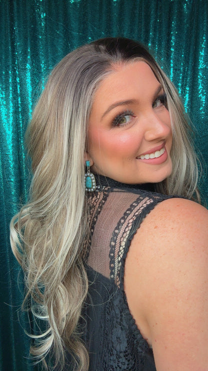 ALYSSA VANILLA SMOKE |Free Part | 13x3 Lace Front | 24 Inches |Medium