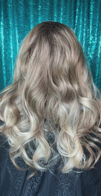 ALYSSA VANILLA SMOKE |Free Part | 13x3 Lace Front | 24 Inches |Medium