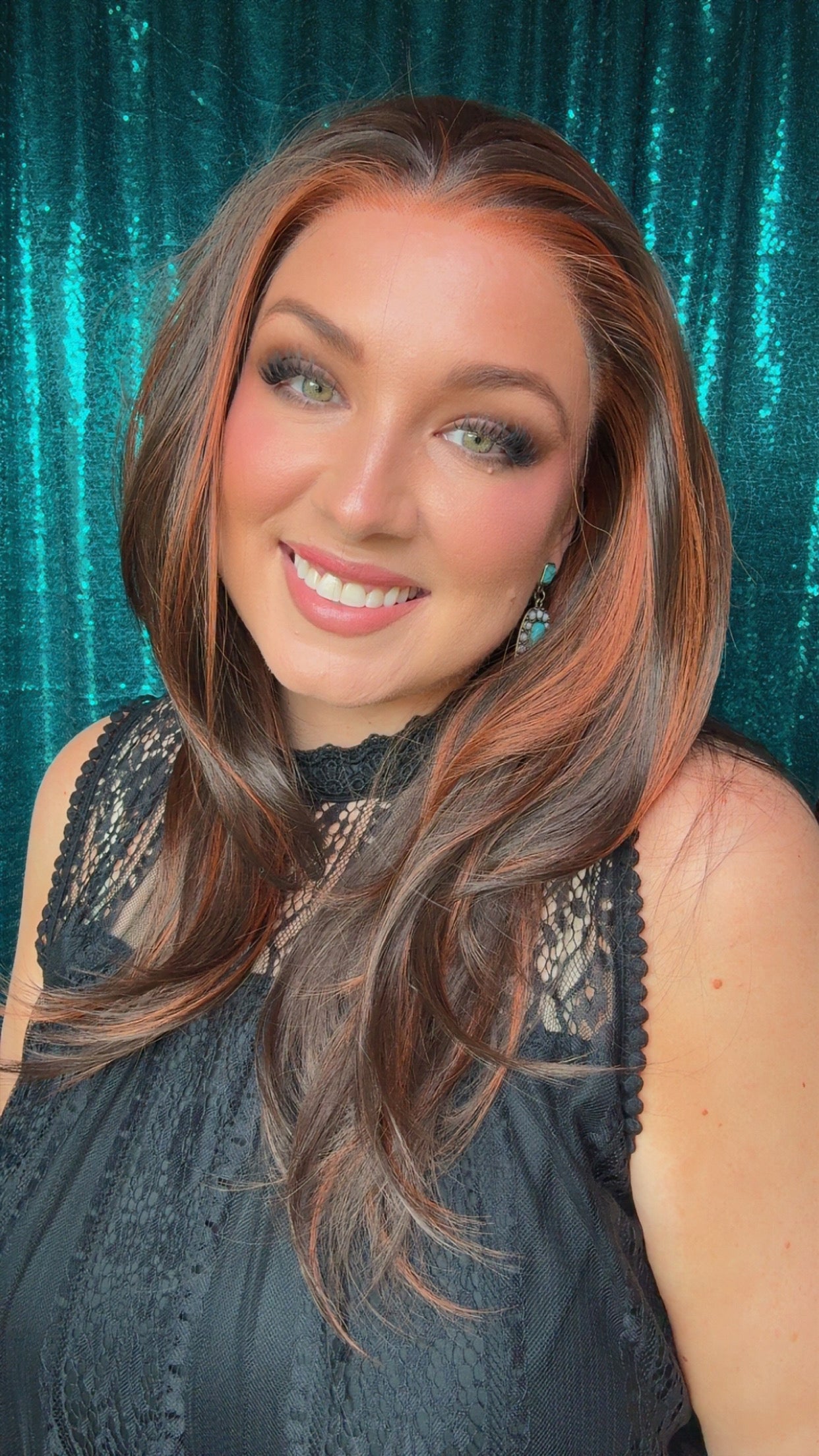 ASHTYN SOUTHERN TOFFEE | 13x4 | free part| 24” lace front wig | Medium