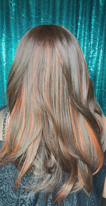 ASHTYN SOUTHERN TOFFEE | 13x4 | free part| 24” lace front wig | Medium