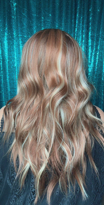 KACEY DESERT SUNSET| 13x4| Free Part | 25” | Lace Front Wig| Medium