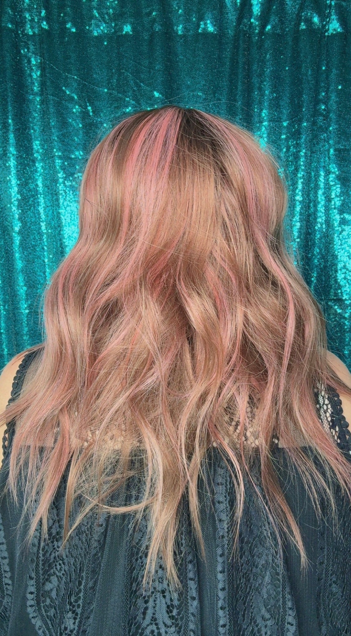 PARKER PINK VELVET TRUFFLE | Medium | 21”| 13x4 Free Part| Synthetic Wig
