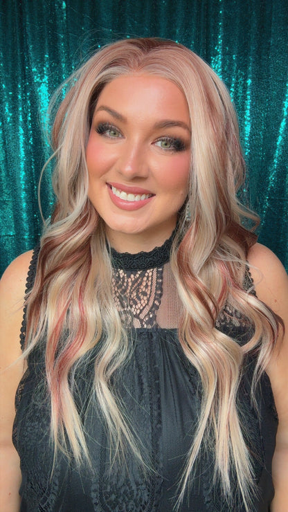 Oaklynn Wildfire Blonde

26” | 13x4 Lace Front | Free Part | Medium Cap