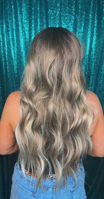 Indy Cashmere Smoke | 13x4 Lace front | Free Part | density 130 | large