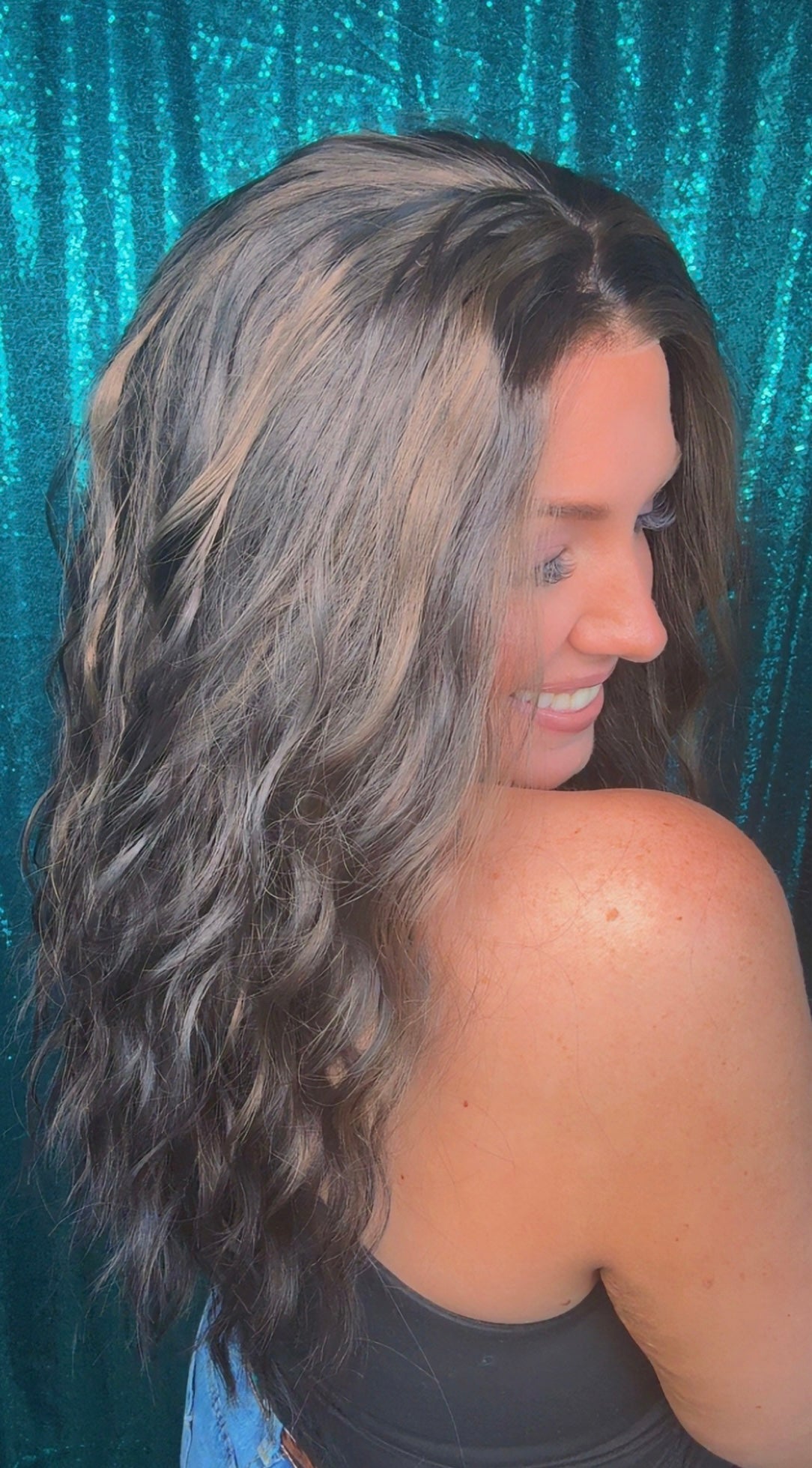 Maddie Midnight Roast | 13x4 Lace Front | Free Part | 130 density | 26 inches | Large