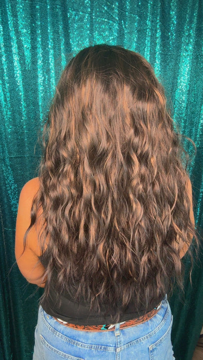 Maddie Midnight Roast | 13x4 Lace Front | Free Part | 130 density | 26 inches | Large