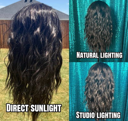 Maddie Midnight Roast | 13x4 Lace Front | Free Part | 130 density | 26 inches | Large