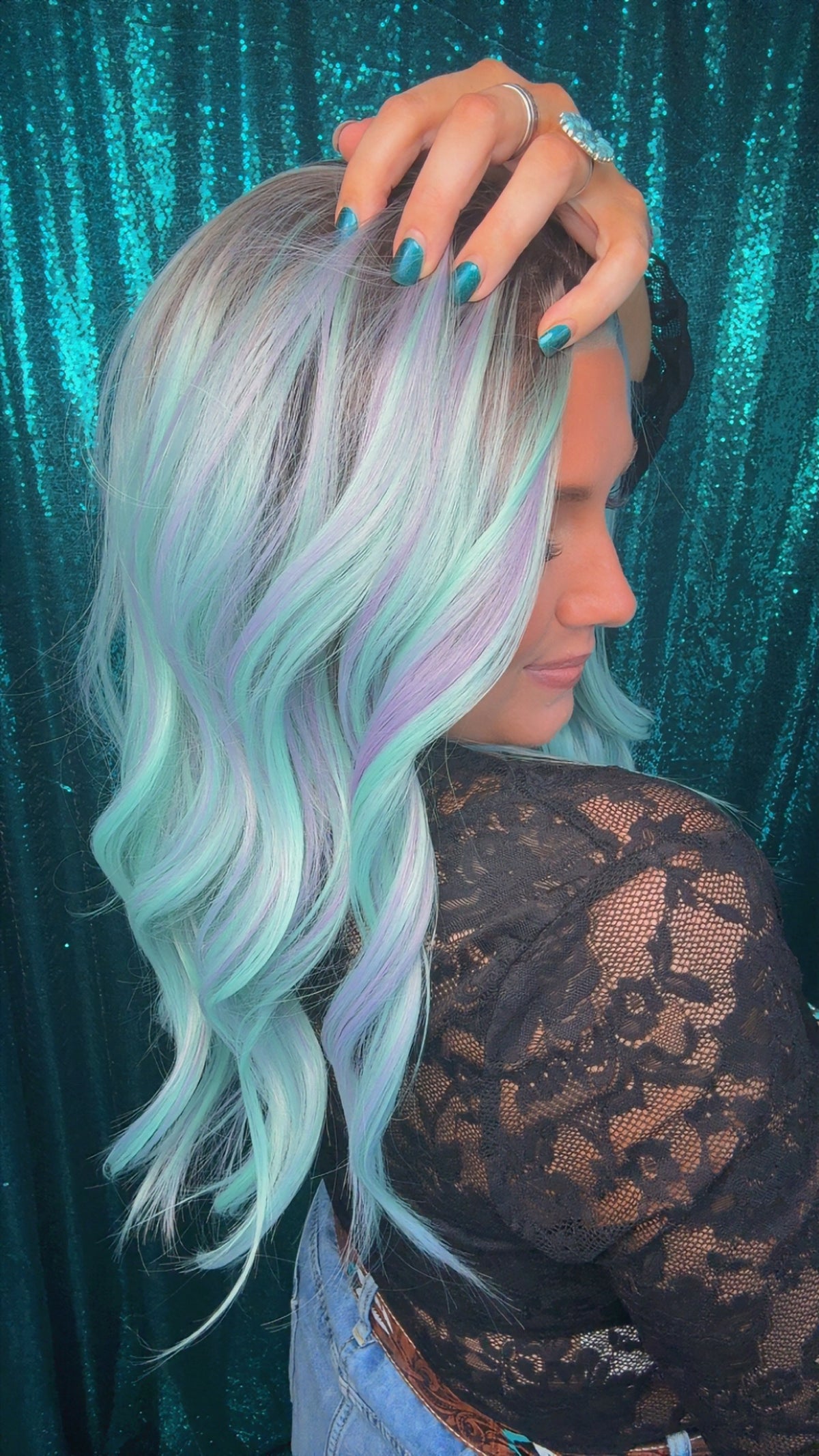 Cove Minted Mermaid | 13x4 Lace Front | |FreePart | 130 density | STANDARD