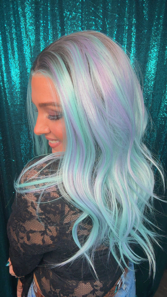Cove Minted Mermaid | 13x4 Lace Front | |FreePart | 130 density | STANDARD
