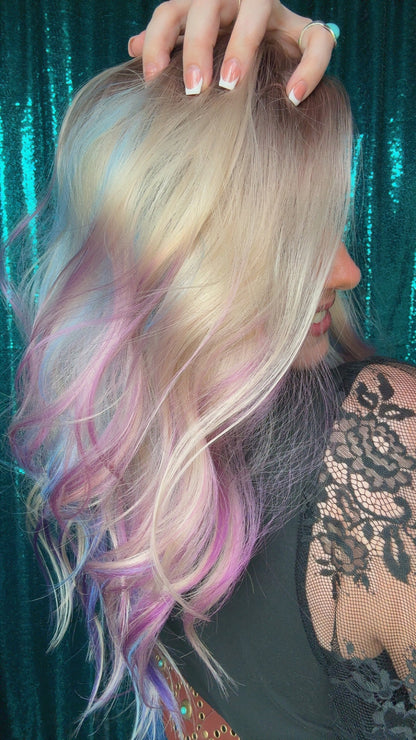 Celeste Dreamy Orchid  | 13x4 | 22 in | Free Part