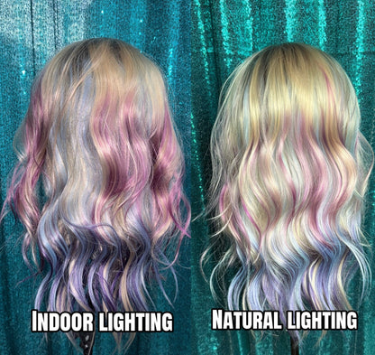 Celeste Dreamy Orchid  | 13x4 | 22 in | Free Part