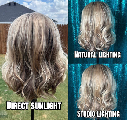 Daisy Sundance Honey | 13x4 Free Part Lace Front | 16 inches | 125 % density | Standard