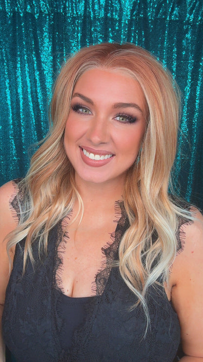 Whitney Bellini Blonde | 13x4 Free Part Lace Front | 22 inches | 130 % density | Standard