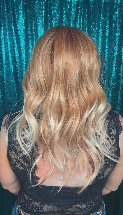 Whitney Bellini Blonde | 13x4 Free Part Lace Front | 22 inches | 130 % density | Standard