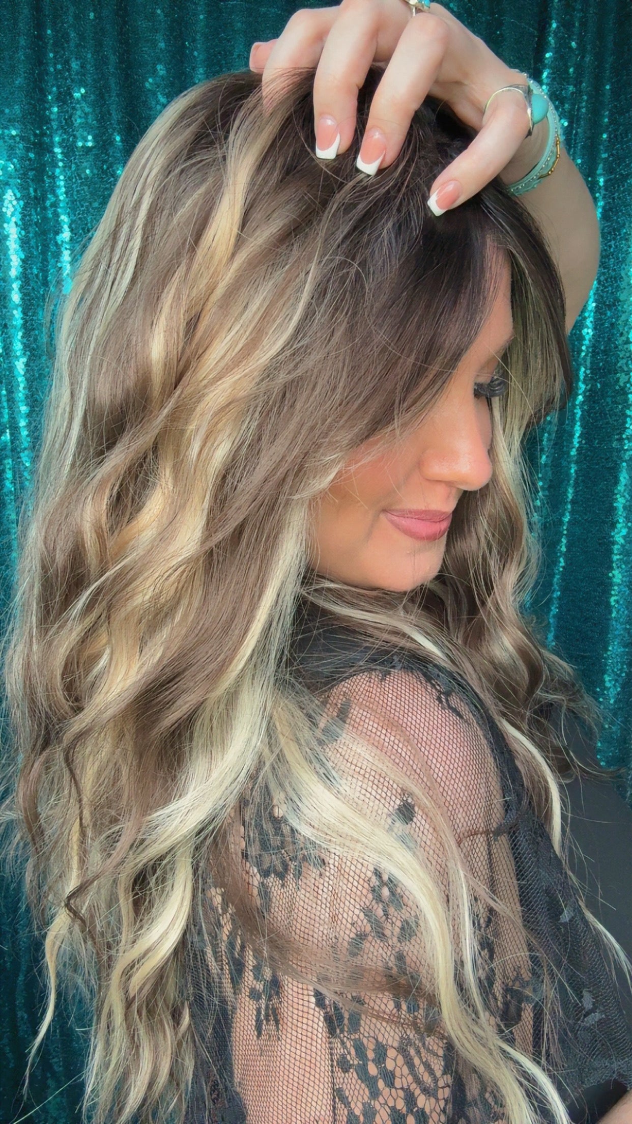 Milani Mocha Caramel Melt| 13x4 Lace| Free Part| 26 inches, 130 density | Large