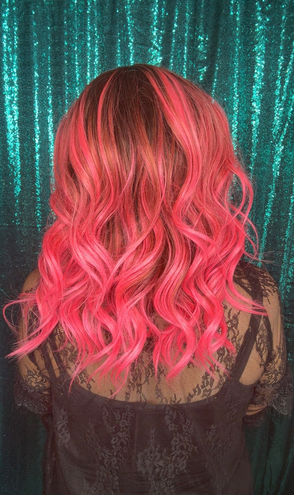 Karma Pink Pistol | 13x4 Lace Front Free Part | 130% density | Standard