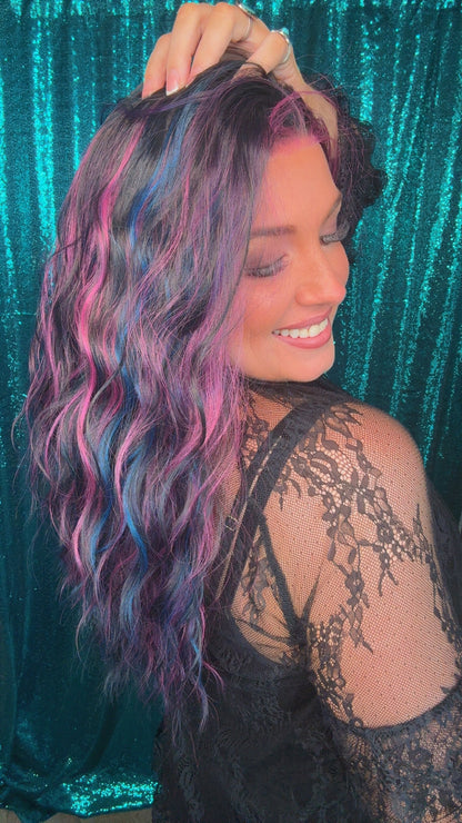 McKinley Electric Pop | 13x4 Free Part | Lace Front | 130% Density | Synthetic Wig | 28 Inches | Large