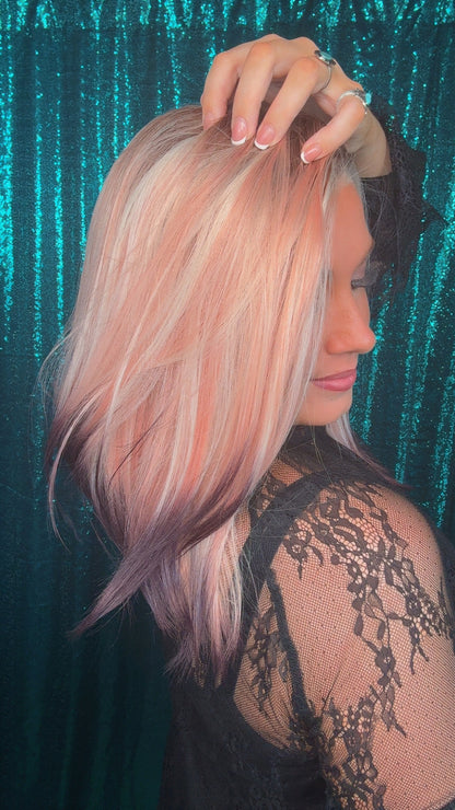 Palmer Peach Truffle | 13×4 Lace Front | Free Part | 130% Density | 18 Inches | Large