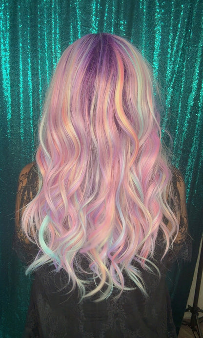 Pixie Sugar Crush | 13×4 Lace Front | Free Part | 130% Density | 24 Inches| Standard