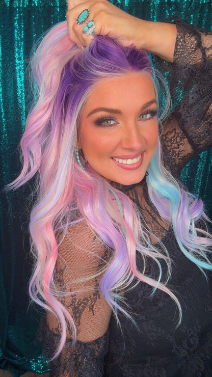 Pixie Sugar Crush | 13×4 Lace Front | Free Part | 130% Density | 24 Inches| Standard