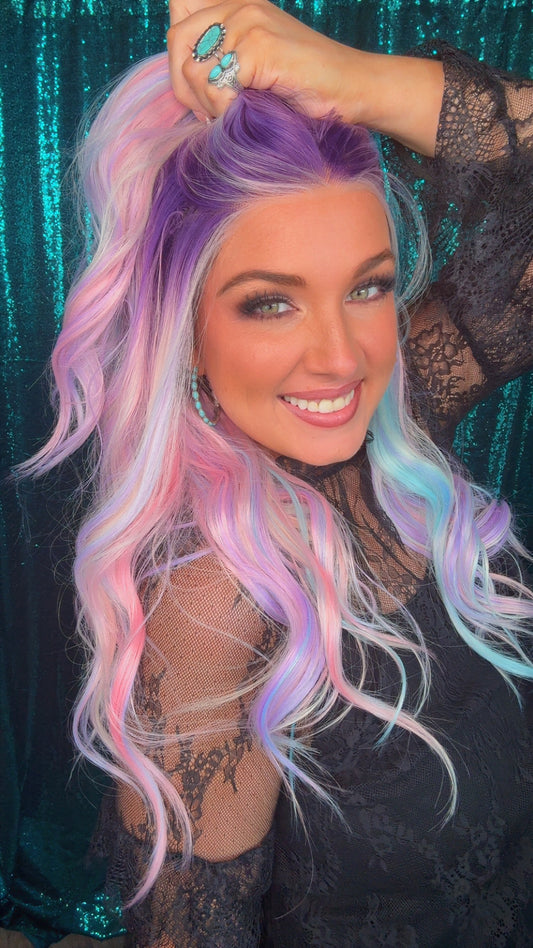 Pixie Sugar Crush | 13×4 Lace Front | Free Part | 130% Density | 24 Inches| Standard
