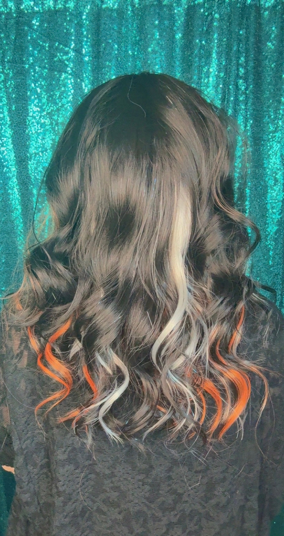 Candy Corn Coven | 22 Inches | 130% Density | Synthetic Fiber| 13x4 Free Part Lace Front| Petite