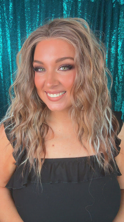 Kelsey Mocha Toffee| 13x4 Lace Front |130% Density | 23 Inches | Standard