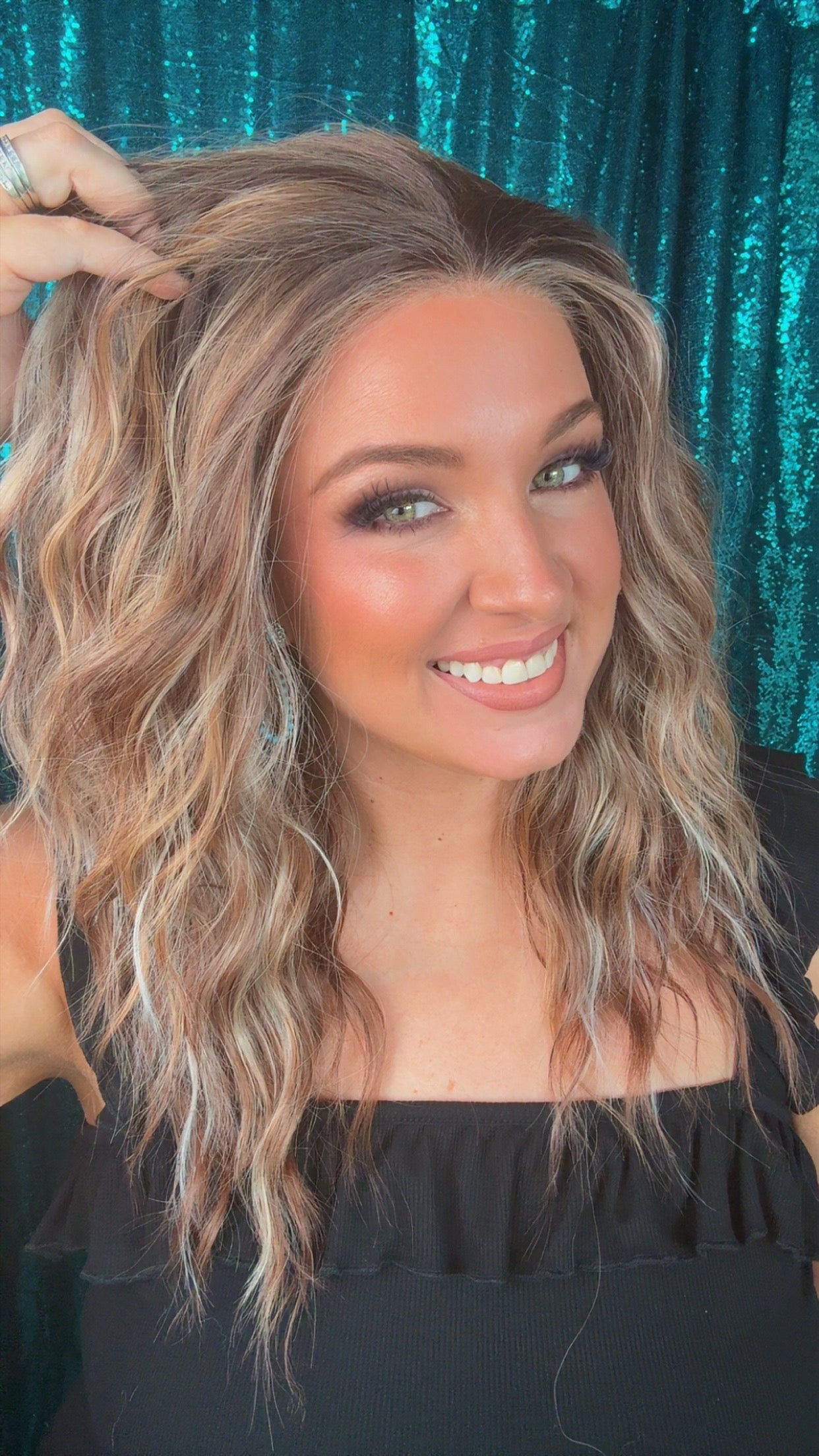 Kelsey Mocha Toffee| 13x4 Lace Front |130% Density | 23 Inches | Standard