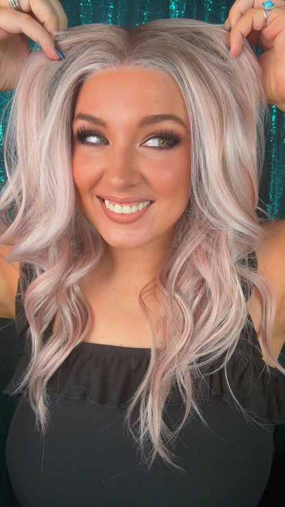 Viv Southern Blush | 13x4 Free Part Lace Front | 24 in | 130% density | Large