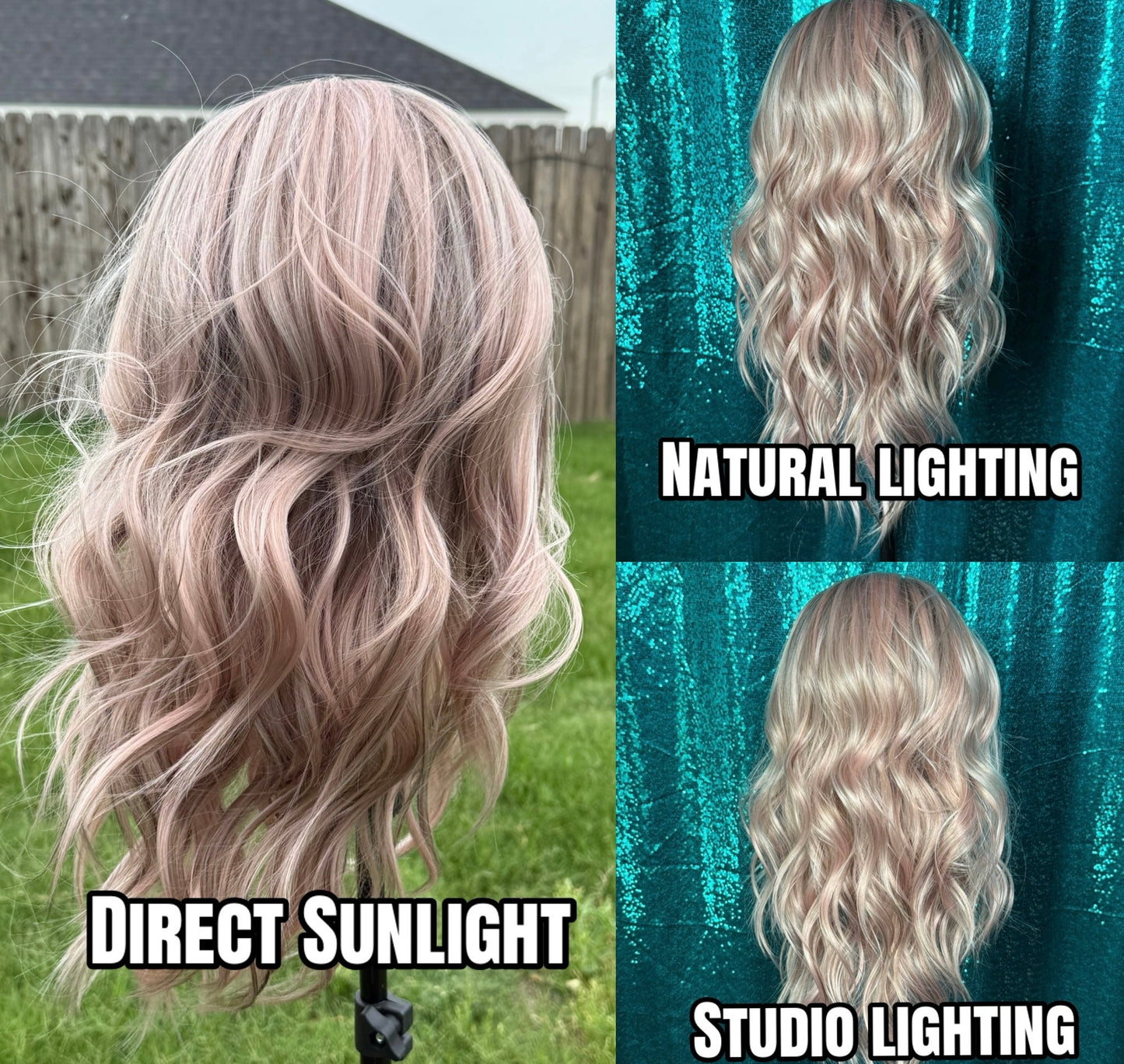 Viv Southern Blush | 13x4 Free Part Lace Front | 24 in | 130% density | Large