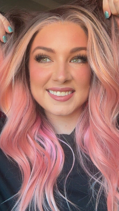 Peep Show 13x4 Synthetic lace Front Wig - Final Sale.