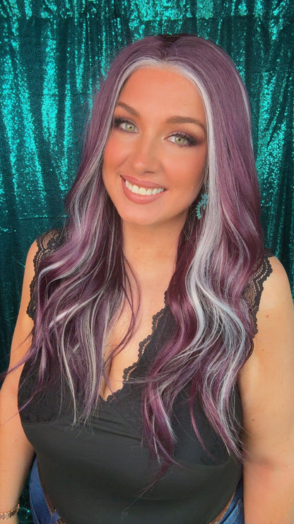 Paige Purple Haze | lace front | Free Part | 25 inches | Standard