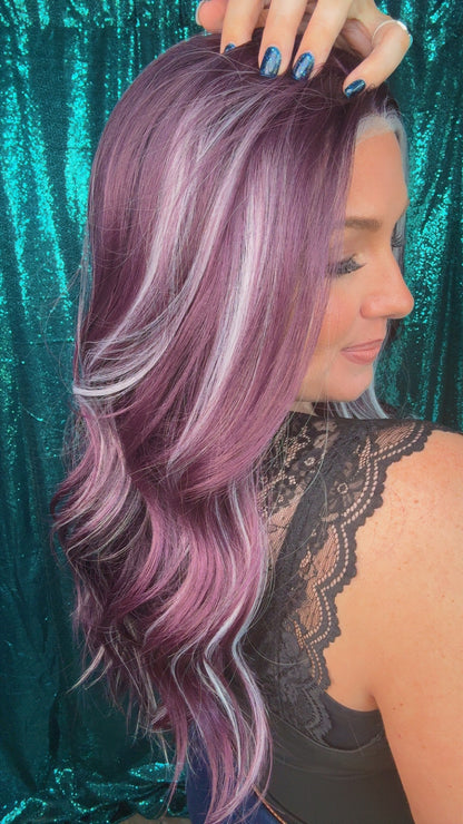 Paige Purple Haze | lace front | Free Part | 25 inches | Standard