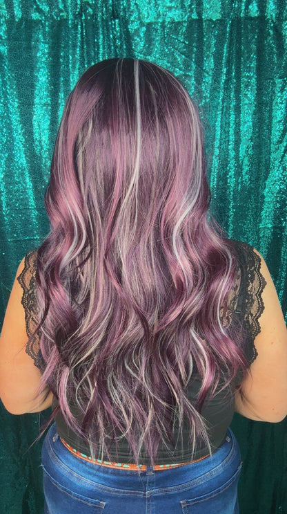 Paige Purple Haze | lace front | Free Part | 25 inches | Standard