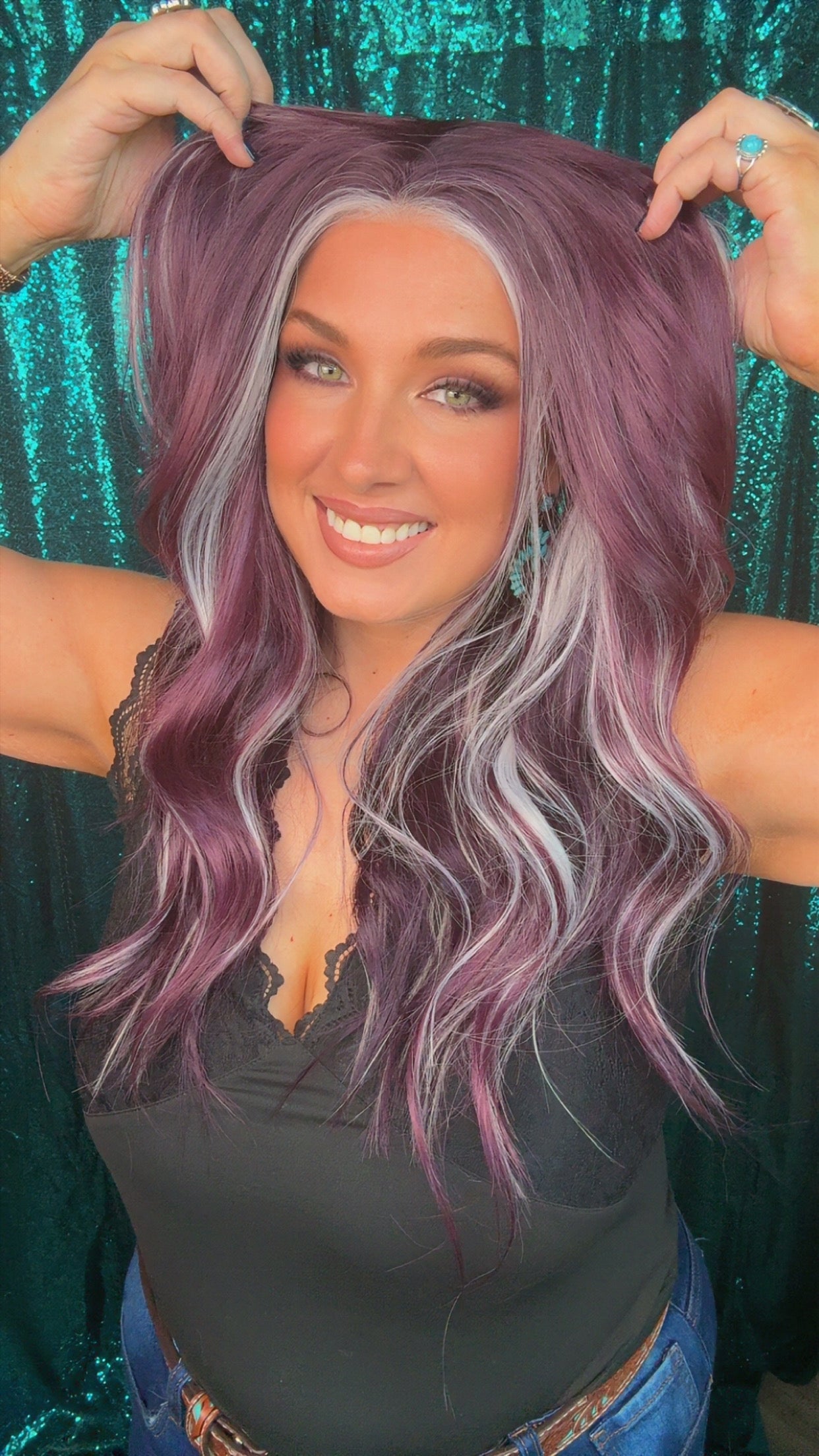 Paige Purple Haze | lace front | Free Part | 25 inches | Standard