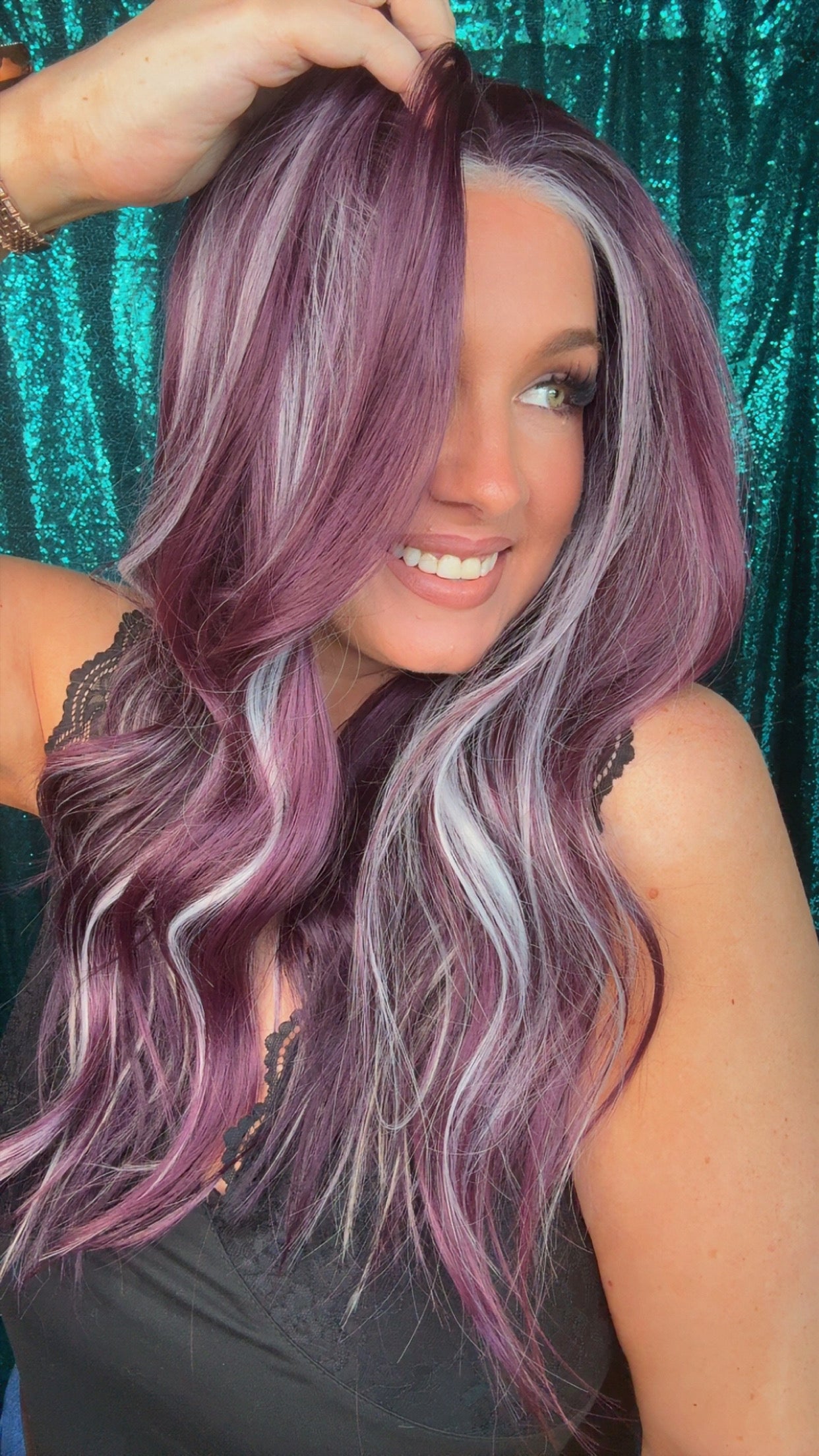 Paige Purple Haze | lace front | Free Part | 25 inches | Standard