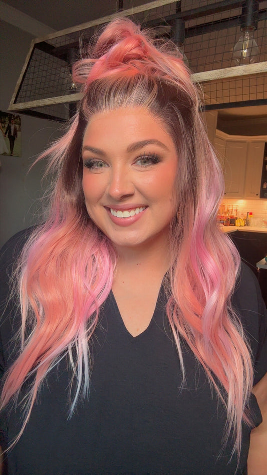 Peep Show 13x4 Synthetic lace Front Wig - Final Sale.