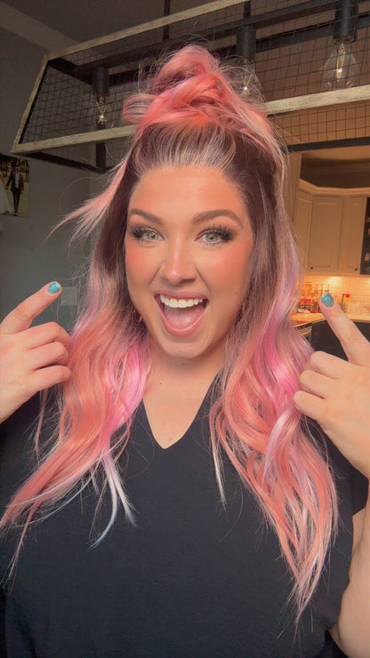 Peep Show 13x4 Synthetic lace Front Wig - Final Sale.
