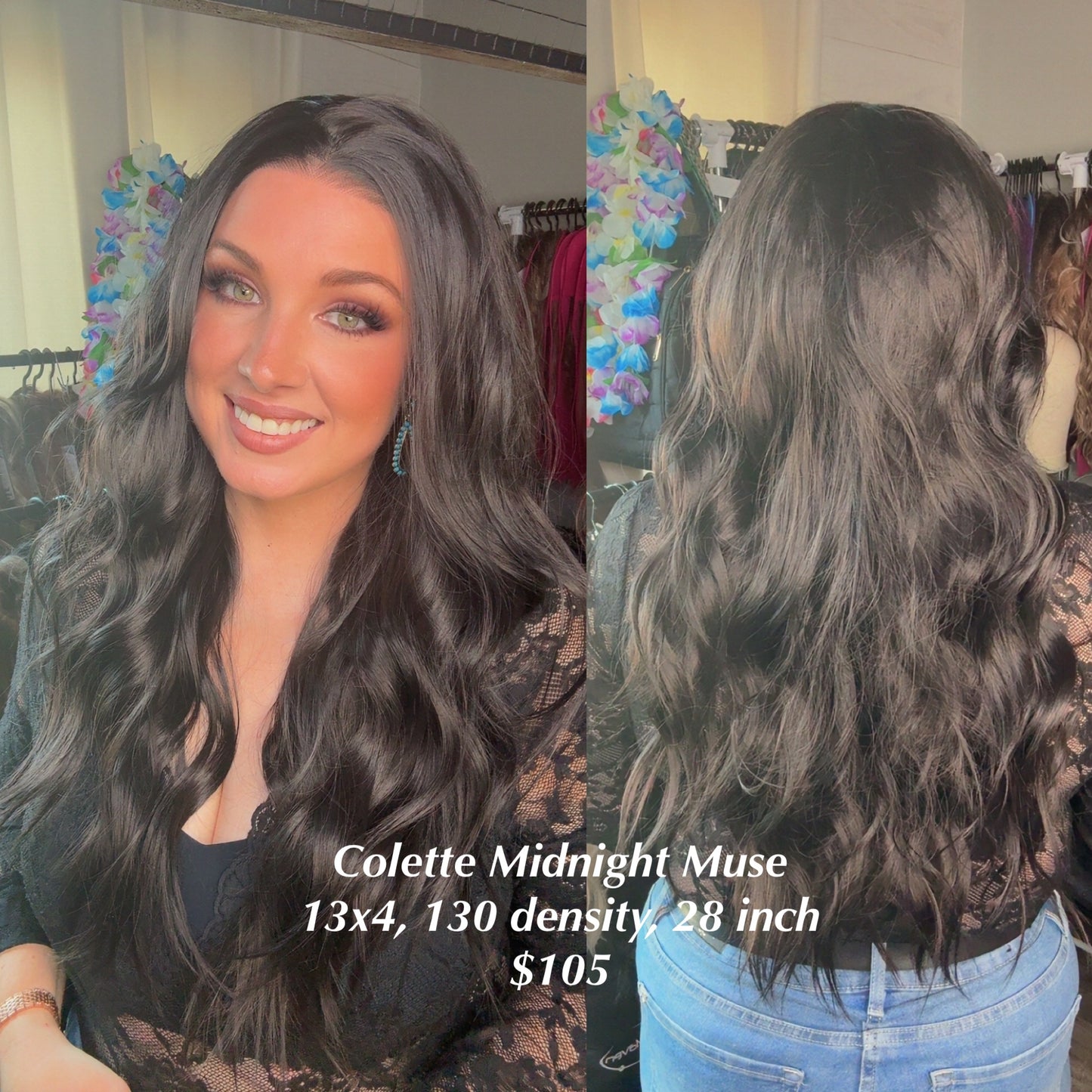 Colette Midnight Muse | Lace Front | 13x4 | Free Part | Standard