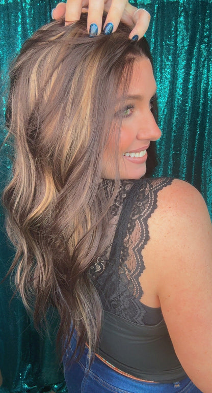 Fallon Chocolate Chai | 13x4 | Lace Front | Free Part | 25 in | Standard